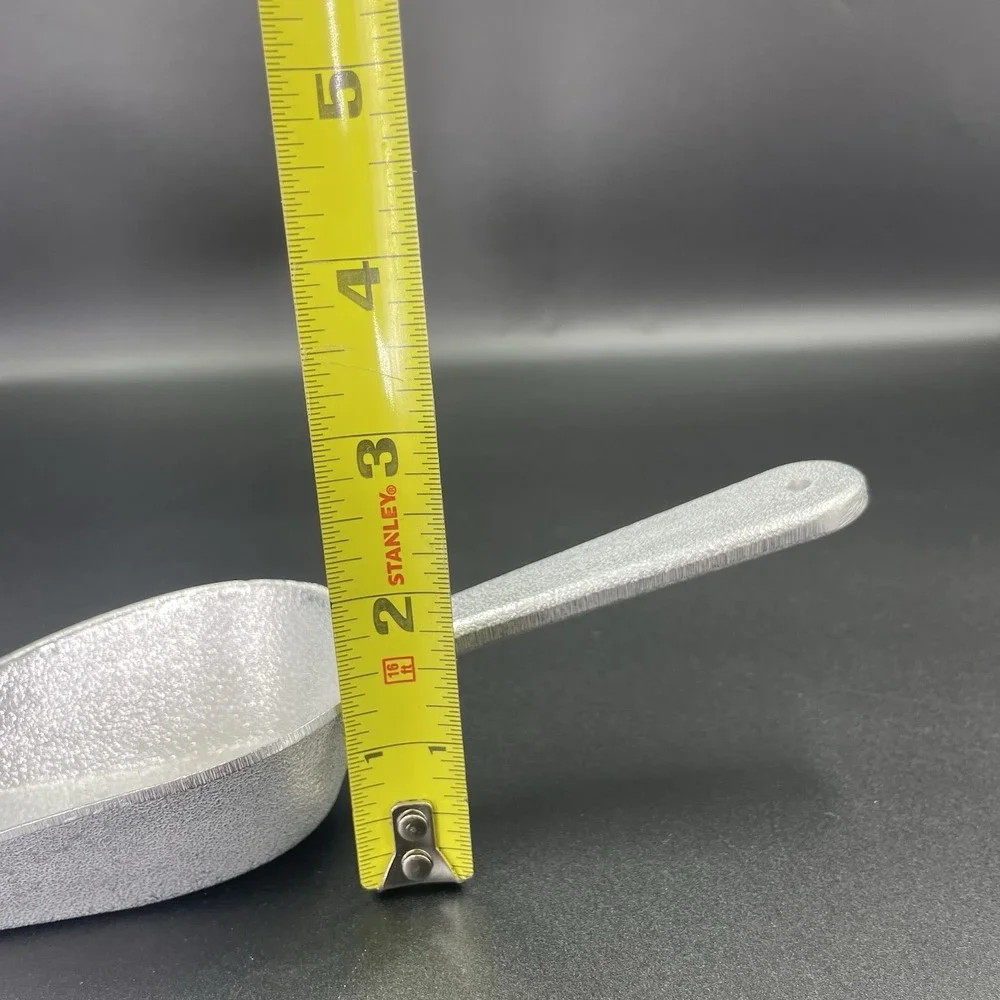 4-Ounce Aluminum Utility Scoop with Flat Bottom for Ice Flour Candy